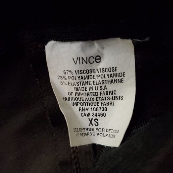 VINCE Brown Pull on Stretch Pants XS - Picture 5 of 7
